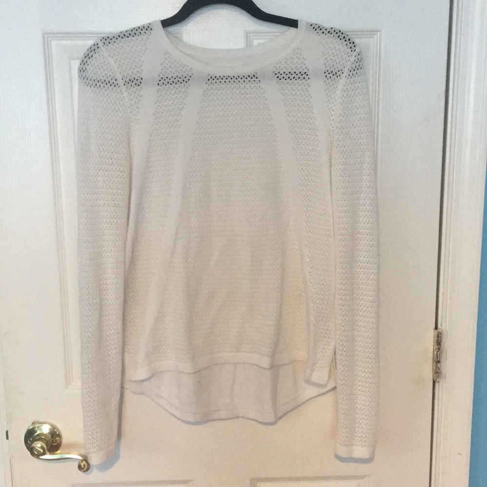 Lou & Grey: White see-through cotton long sleeve